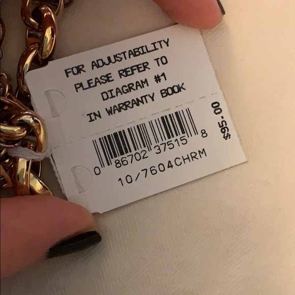 Brand new with tag!  Anne Klein charm bracelet - Picture 3 of 3